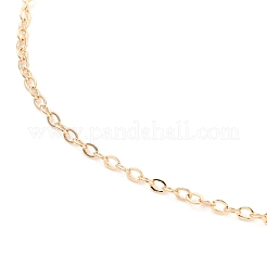 Brass Cable Chain Necklace&nbsp;NJEW-JN03110-02