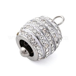 304 Stainless Steel Crystal Rhinestone Pendants&nbsp;STAS-H235-12P