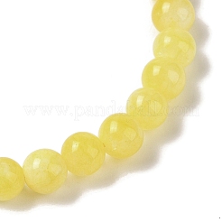 6mm Round Dyed Natural Jade Imitation Beeswax Braided Bead Bracelets for Women Men&nbsp;BJEW-C067-01A-05