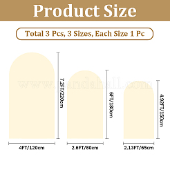3Pcs 3 Styles Polyester Wedding Arch Cover Cloth&nbsp;FEPA-CN0001-01B