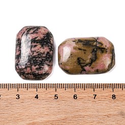 天然ロードナイトのカボション  長方形  28.5~30x20~21x6~7mm&nbsp;G-B085-01A-04