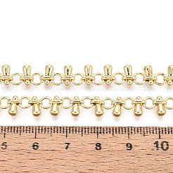 Handmade Brass Teardrop Link Chains&nbsp;CHC-T017-10G