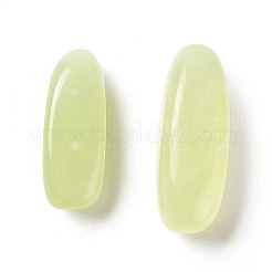 天然な新しい翡翠のビーズ  穴なし/ドリルなし  ナゲット  21~37x10~15x8.5~11.5mm  約90個/500g&nbsp;G-A023-01M
