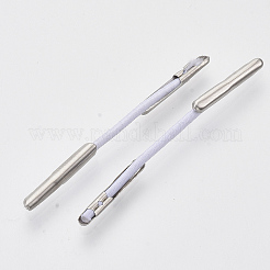 弾性有刺鉄線  ステンレス鋼パーツ  指輪固定用  ホワイト  50~60x1mm&nbsp;X-FIND-Q086-F-02