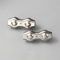 304 Stainless Steel Wire Double 2-post Cable Clamp&nbsp;FIND-WH0110-497