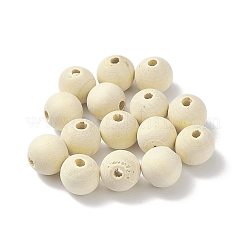(Defective Closeout Sale: Spotted) Unfinished Natural Wood Beads&nbsp;LS-WOOD-XCP0001-57