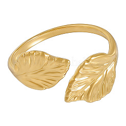 304 Stainless Steel Cuff Open Rings for Women&nbsp;OJ6266-2