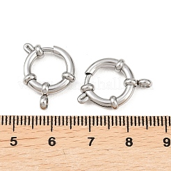 Tarnish Resistant 304 Stainless Steel Spring Ring Clasps&nbsp;STAS-R083-04