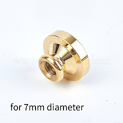 DIYスクラップブック  真鍮ワックスシーリングスタンプヘッド  サンタクロース  クリスマスのために  ゴールドカラー  25x14mm&nbsp;AJEW-WH0099-466
