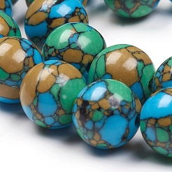 Synthetic Turquoise Beads Strands&nbsp;X-TURQ-G832-04-8mm