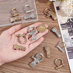 8 Sets 2 Colors Adjustable Alloy Screw Pin Shackle&nbsp;FIND-UN0003-72