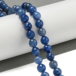 Dyed & Heated Natural Blue Aventurine Beads Strands&nbsp;G-E571-A10-02