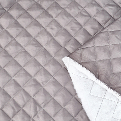 ポリエステルキルティング生地  毛布用  グレー  1500~1600x5mm&nbsp;DIY-WH0816-602C