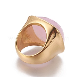 Ion Plating(IP) 304 Stainless Steel Finger Rings&nbsp;RJEW-E157-35G-01