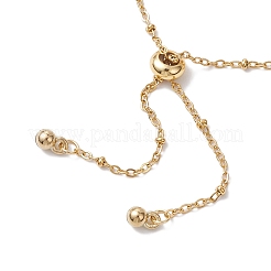 Ion Plating(IP) 304 Stainless Steel Slider Bracelet Makings&nbsp;AJEW-JB01252-01