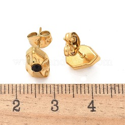 304 Stainless Steel Stud Earrings&nbsp;EJEW-F361-08G