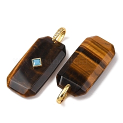 Natural Tiger Eye Pendants&nbsp;GG-CBA51ED-05G-05