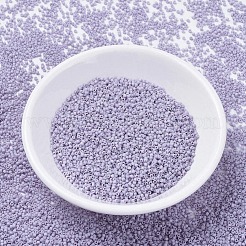 MIYUKIデリカビーズ  シリンダー  日本製シードビーズ  11/0  （db0356)マットな不透明ライトモーブ  1.3x1.6mm  穴：0.8mm  約10000個/袋  50 G /袋&nbsp;SEED-X0054-DB0356