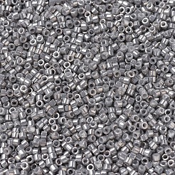 MIYUKIデリカビーズ小  シリンダー  日本製シードビーズ  15/0  （dbs0251)不透明な煙灰色の光沢  1.1x1.3mm  穴：0.7mm  約175000個/袋  50 G /袋&nbsp;SEED-X0054-DBS0251
