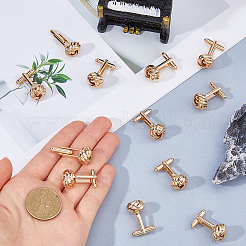 6 Pairs Alloy Cufflinks&nbsp;FIND-FH0017-36G