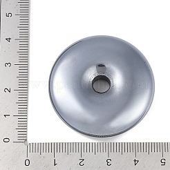 合成テラヘルツ石中国製安全バックルペンダント  ドーナツ/円盤チャーム  40x9.5mm  穴：6mm&nbsp;G-A234-01A