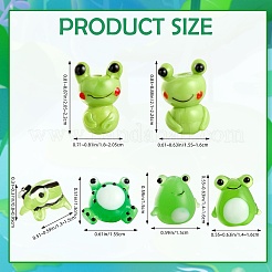 12Pcs 6 Styles Handmade Lampwork Beads&nbsp;LAMP-SZ0001-65