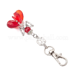 Angel Glass Pendant Decorations&nbsp;HJEW-MZ00261-01