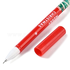Christmas Themed Plastic Gel Pen&nbsp;AJEW-L097-01A