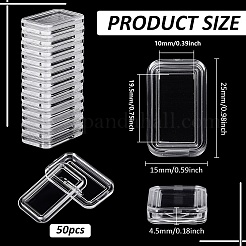 Acrylic Packing Boxes with Lids for Gold Bar&nbsp;CON-WH0085-142