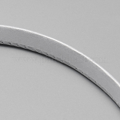 単純なプラスチックヘアバンドのパーツ  歯抜け  布で覆わ  ミックスカラー  120mm  9.5mm&nbsp;X-OHAR-Q275-04