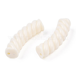 Opaque Sprial Acrylic Beads&nbsp;SACR-ZX010-19A-08