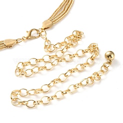 Alloy Flat Round Link Chain Belts&nbsp;AJEW-U019-02KCG-02