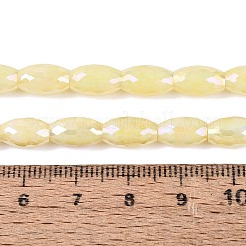 Anti-Tarnish Electroplate Glass Beads Strands&nbsp;EGLA-Q130-02A-09
