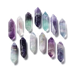 Natural Fluorite Double Terminal Pointed Pendants&nbsp;G-C007-02B-06