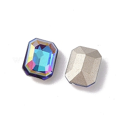 Glass Rhinestone Cabochons&nbsp;RGLA-L029-03B-BBLA