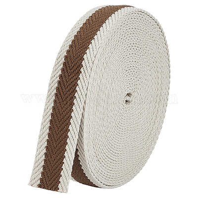 Polyester Striped Ribbon&nbsp;SRIB-WH0029-007A-1