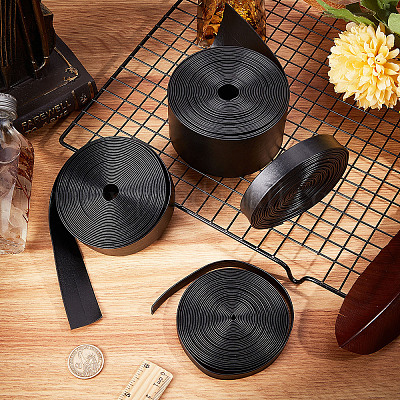 Soft Flat Imitation Leather Cord&nbsp;LC-WH0006-02D-01-1