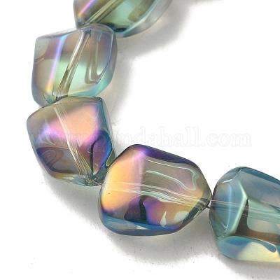 Electroplate Glass Beads Strands&nbsp;EGLA-Q066-03-1