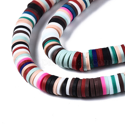 Handmade Polymer Clay Beads&nbsp;X-CLAY-R067-6.0mm-M2-1