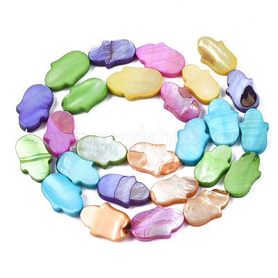 Natural Freshwater Shell Beads Strands&nbsp;SHEL-S278-02-B02-1