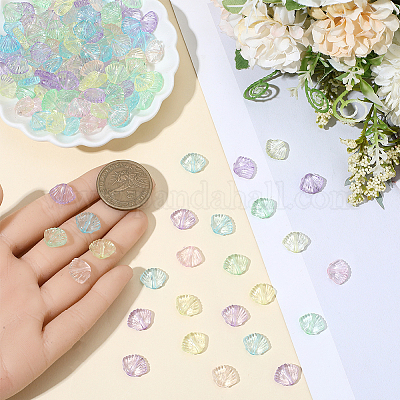 500Pcs Transparent Plastic Beads&nbsp;KY-PA0001-02-1