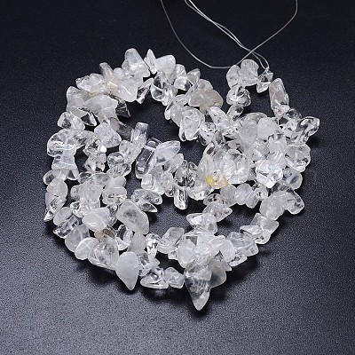 Natural Quartz Crystal Beads Strands&nbsp;X-G-O049-C-61-1