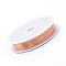 Bare Round Copper Wire, Raw Copper Wire, Copper Jewelry Craft Wire, Original Color, 18 Gauge, 1.0mm, about 459.31 Feet(140m)/1000g