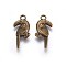 Alloy Pendants, Bird, Antique Bronze, Cadmium Free & Nickel Free & Lead Free, 25x11x3mm