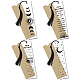 4Pcs Acrylic Bookmarks&nbsp;AJEW-GL0001-73D-1