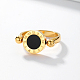 Roman Numerals Brass Finger Ring&nbsp;IJ4807-04-2