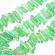 Electroplated Natural Quartz Crystal Beads Strands&nbsp;G-P368-05D-1