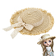 Straw Hat for Dolls&nbsp;DOLL-WH0002-42A-1