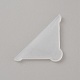 ガラスシート用プラスチックコーナープロテクター  三角形  ホワイト  25x50x4mm  内径：47.5x3mm&nbsp;FIND-WH0139-80A-01-1