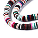 Handmade Polymer Clay Beads&nbsp;X-CLAY-R067-6.0mm-M2-3